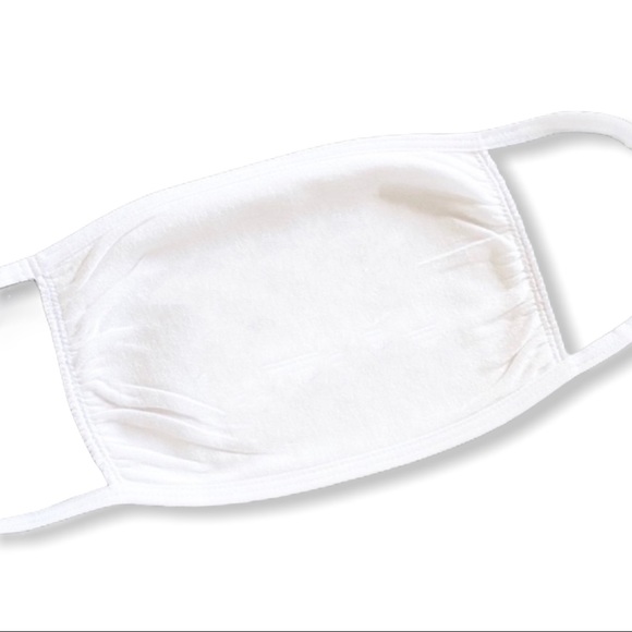 100% COTTON 3 LAYER FACE MASK - Picture 3 of 3